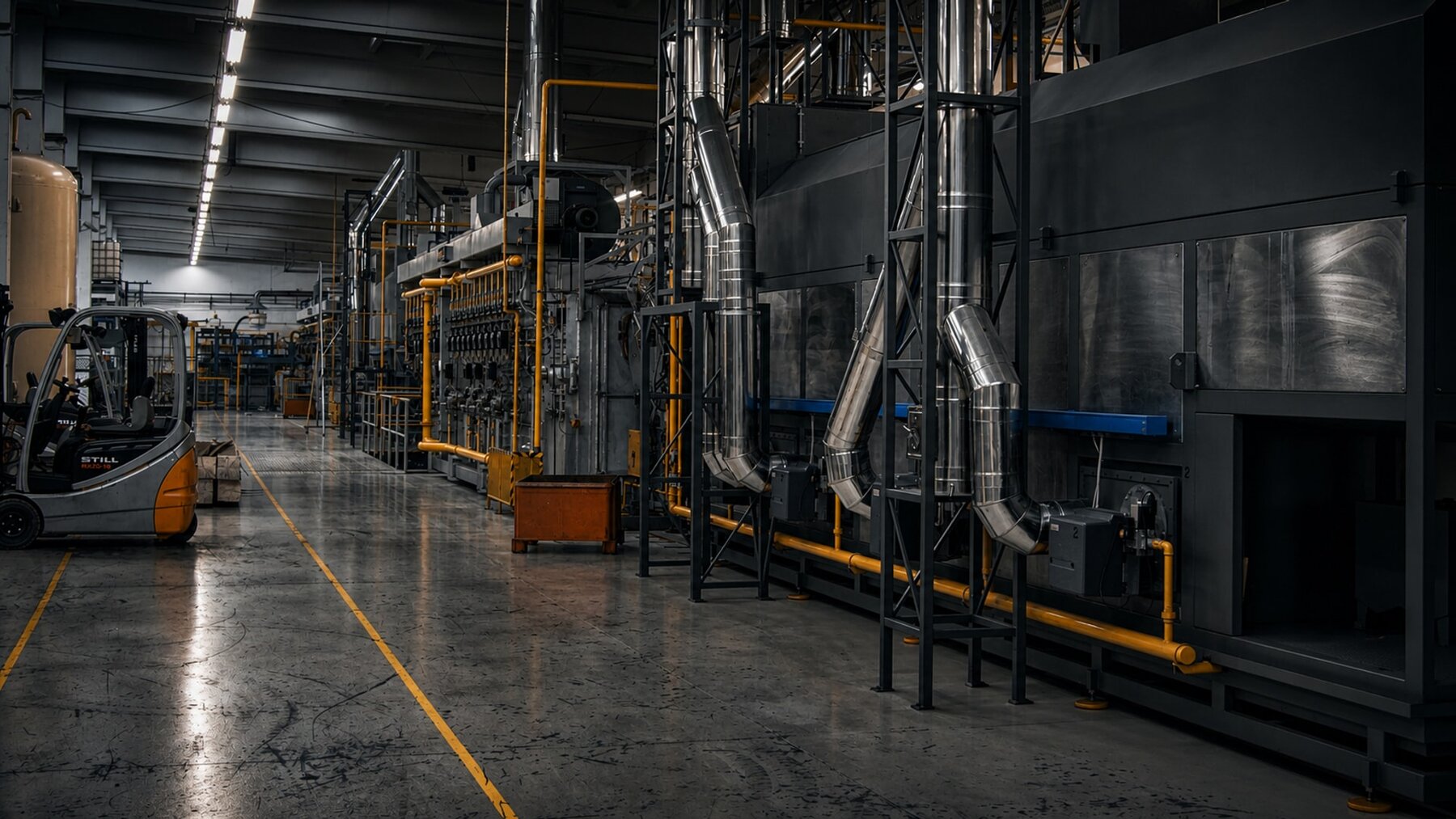 Industrielle Produktionsanlage als Umfeld für Maschinenbau und Instandsetzung bei BEICK